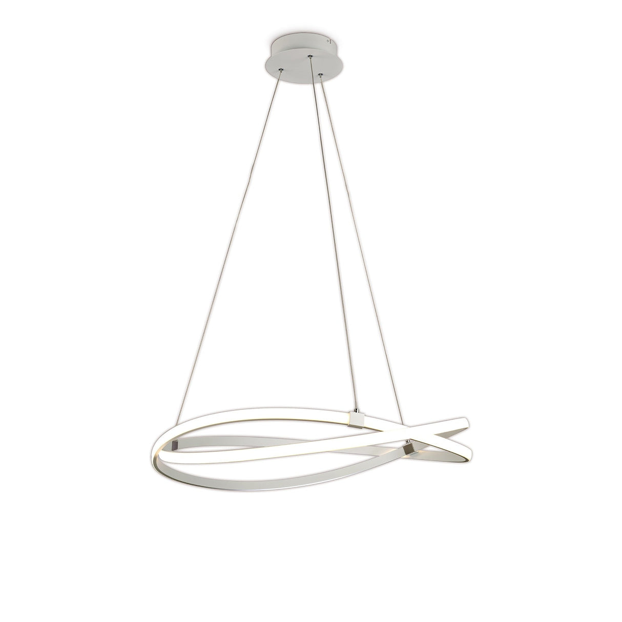 Infinity 71cm Dimmable LED Suspension Light - White