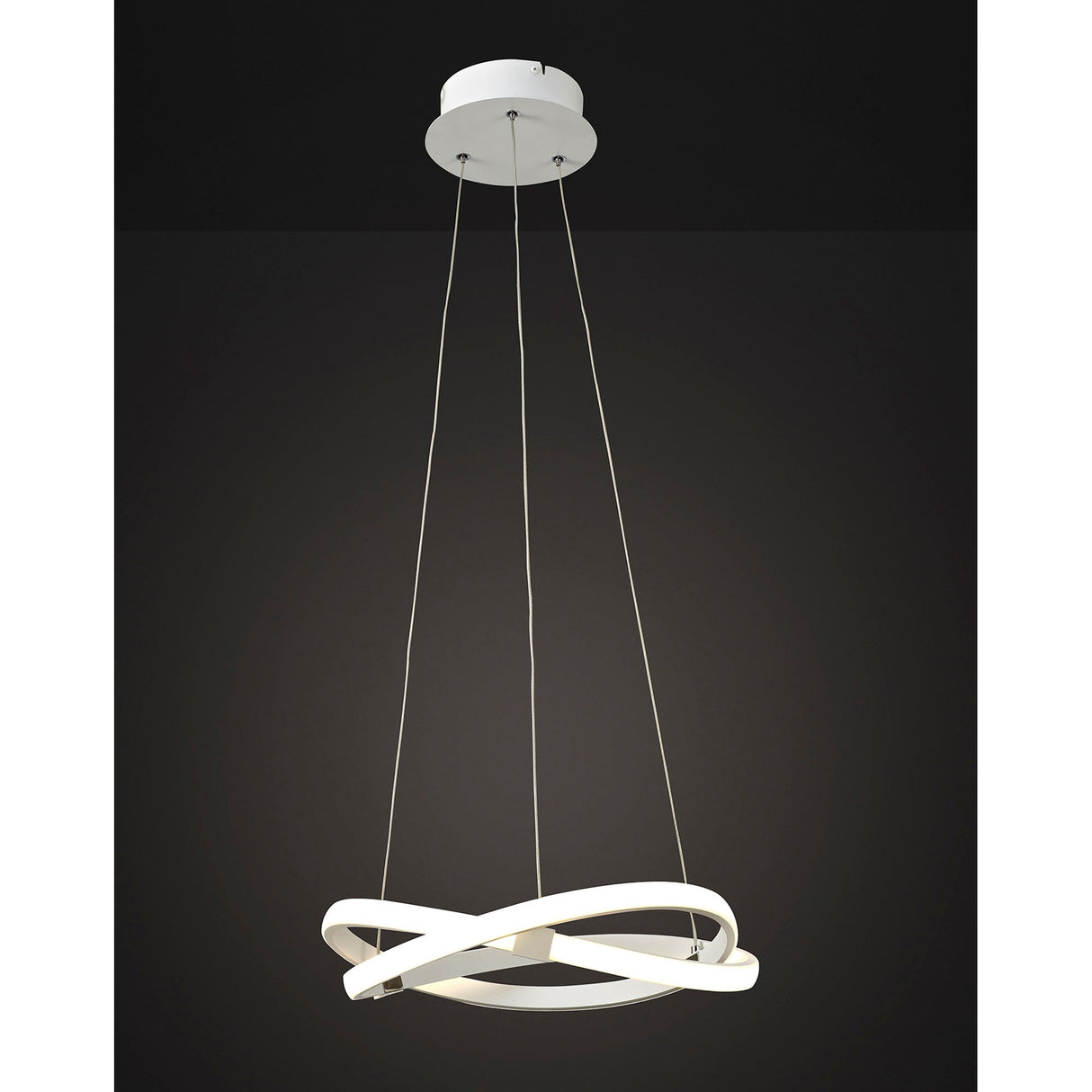 Infinity 38cm LED Suspension Light - White