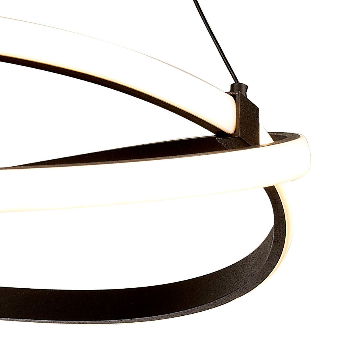 Infinity 51cm LED Suspension Light - Brown Oxide & White