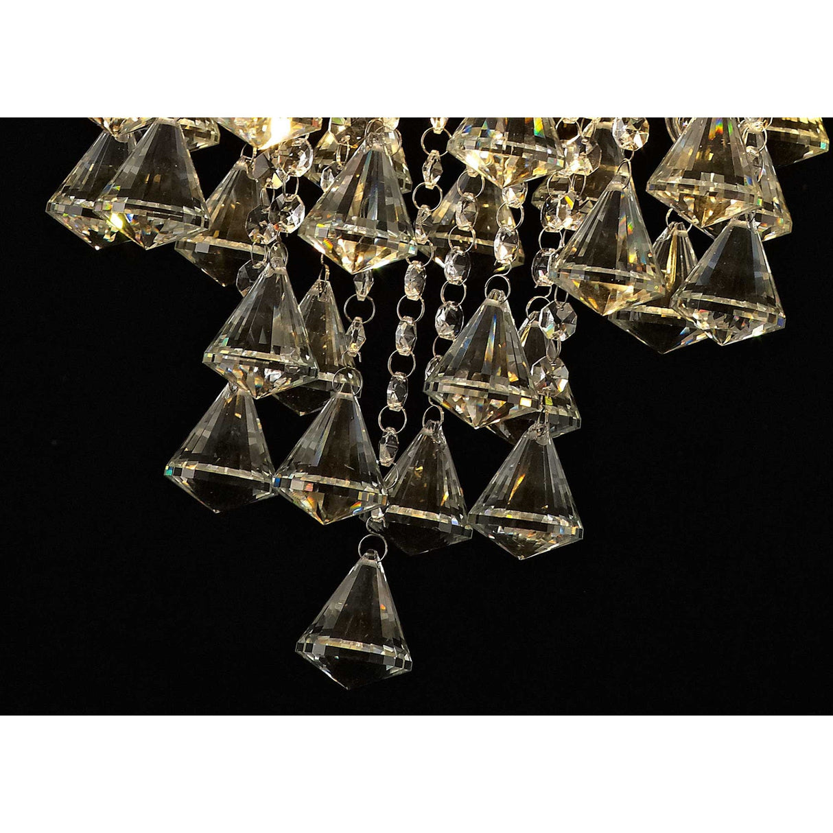 Inina 40cm 4 Light Crystal Chandelier - Polished Chrome