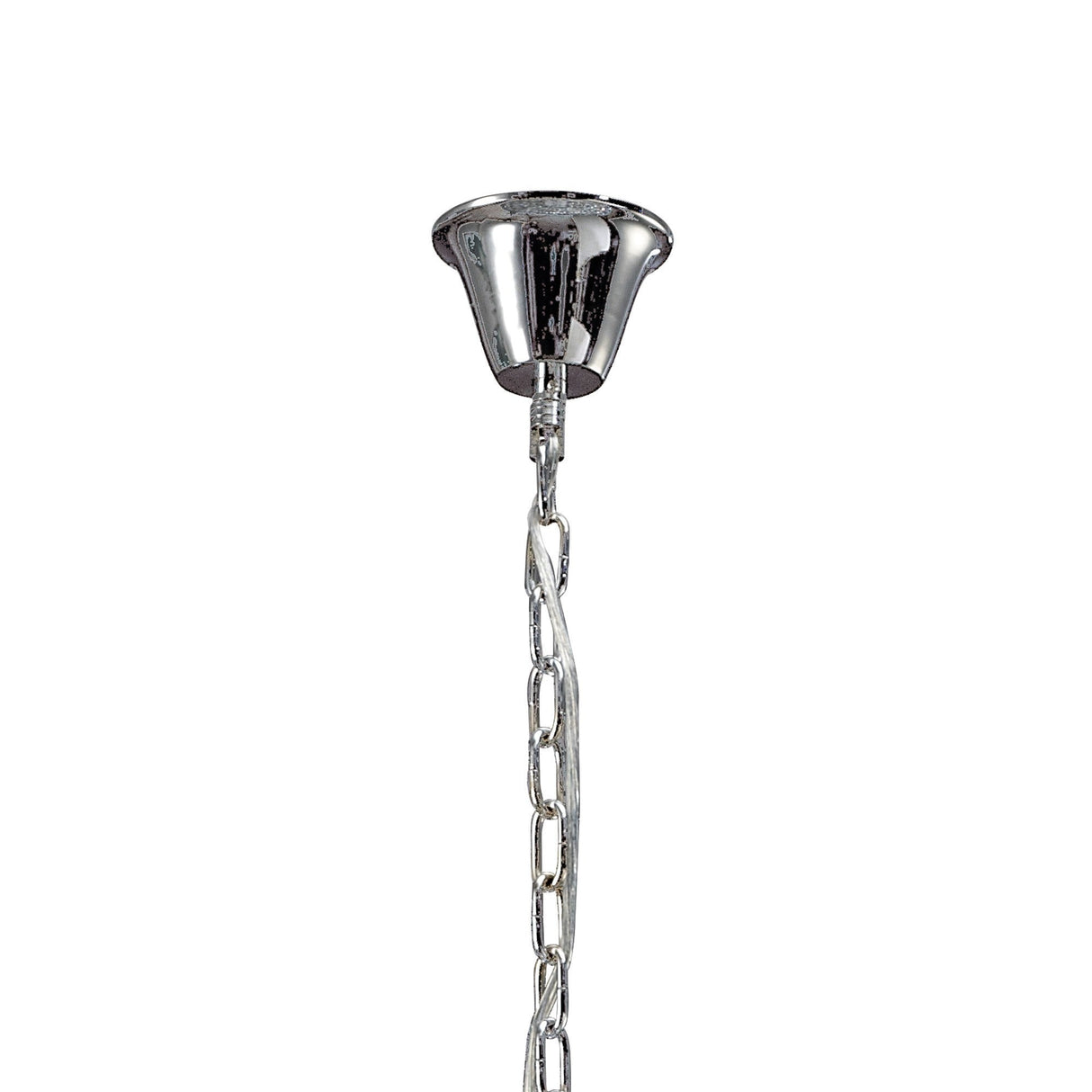 Inina 88cm 9 Light Crystal Chandelier - Polished Chrome