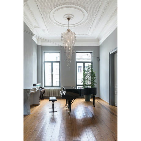 Inina 64cm 9 Light Crystal Chandelier - French Gold