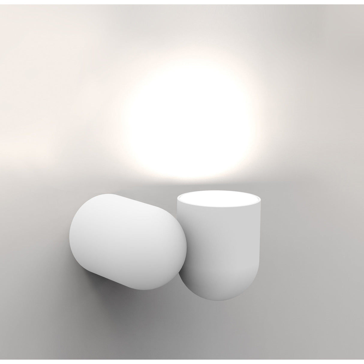 Ios Adjustable 1 Light Wall Light- White