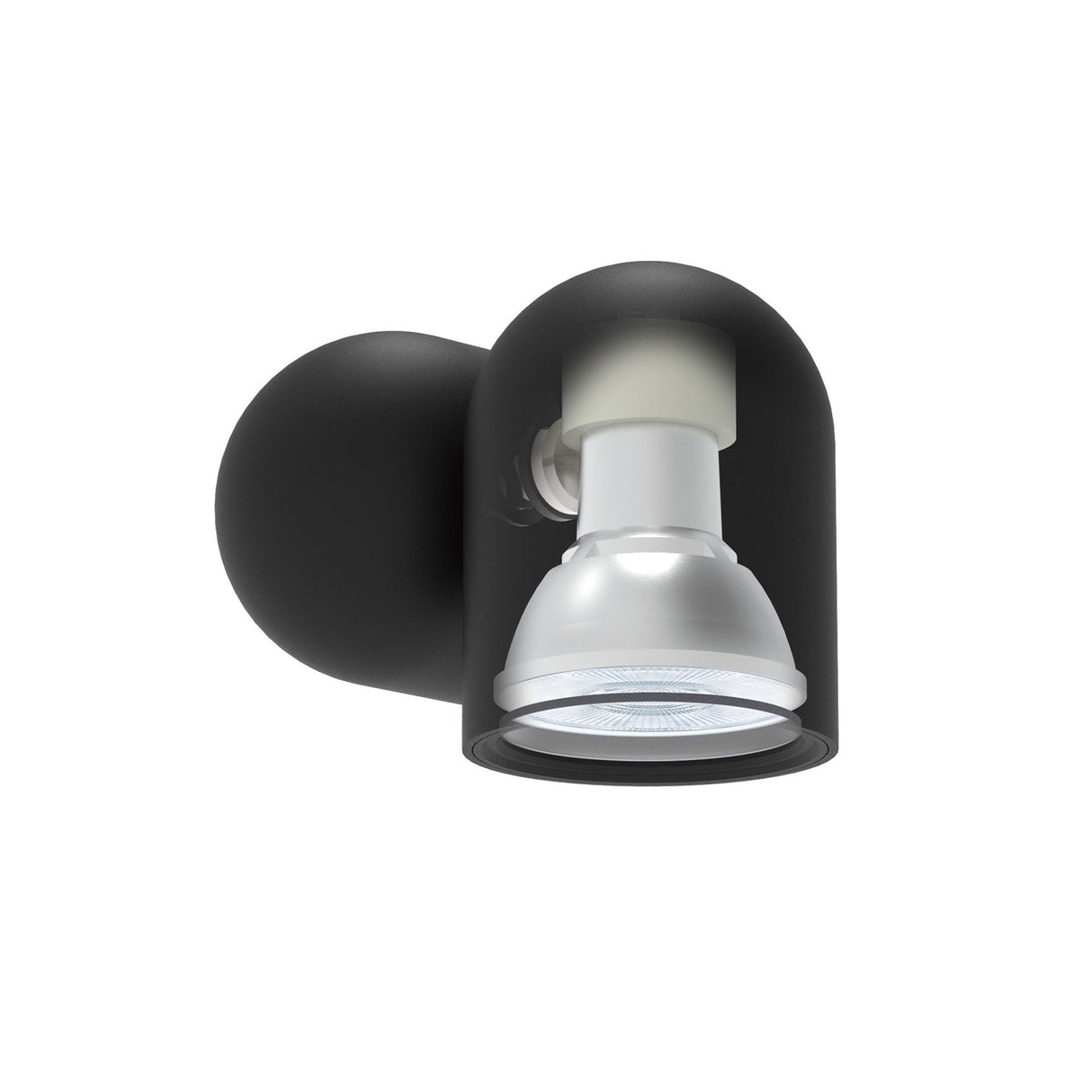 Ios Adjustable 1 Light Wall Light - Black