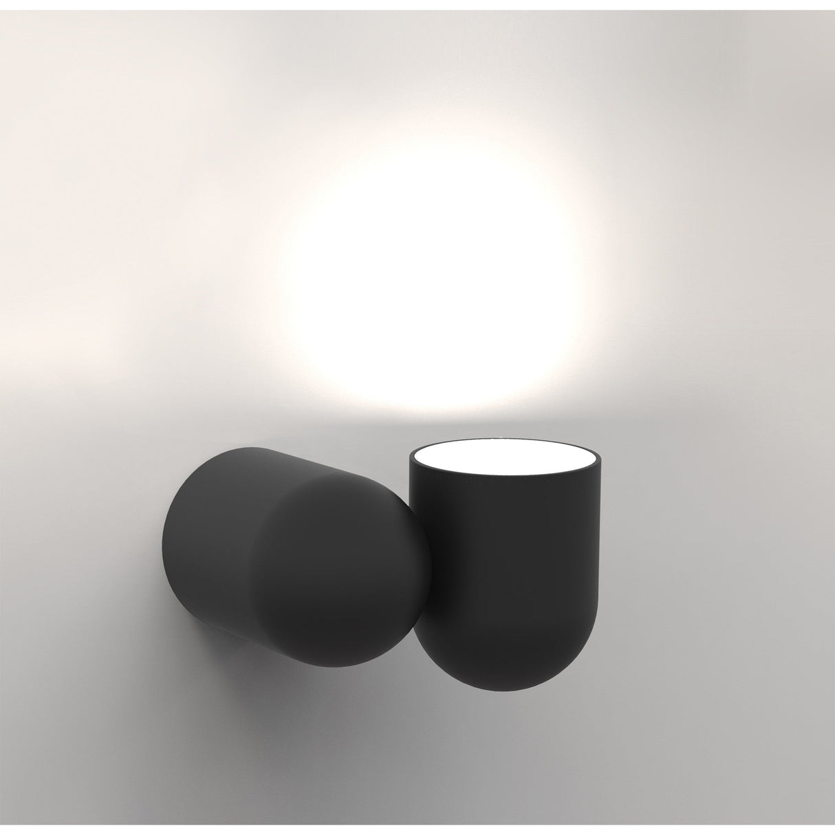 Ios Adjustable 1 Light Wall Light - Black