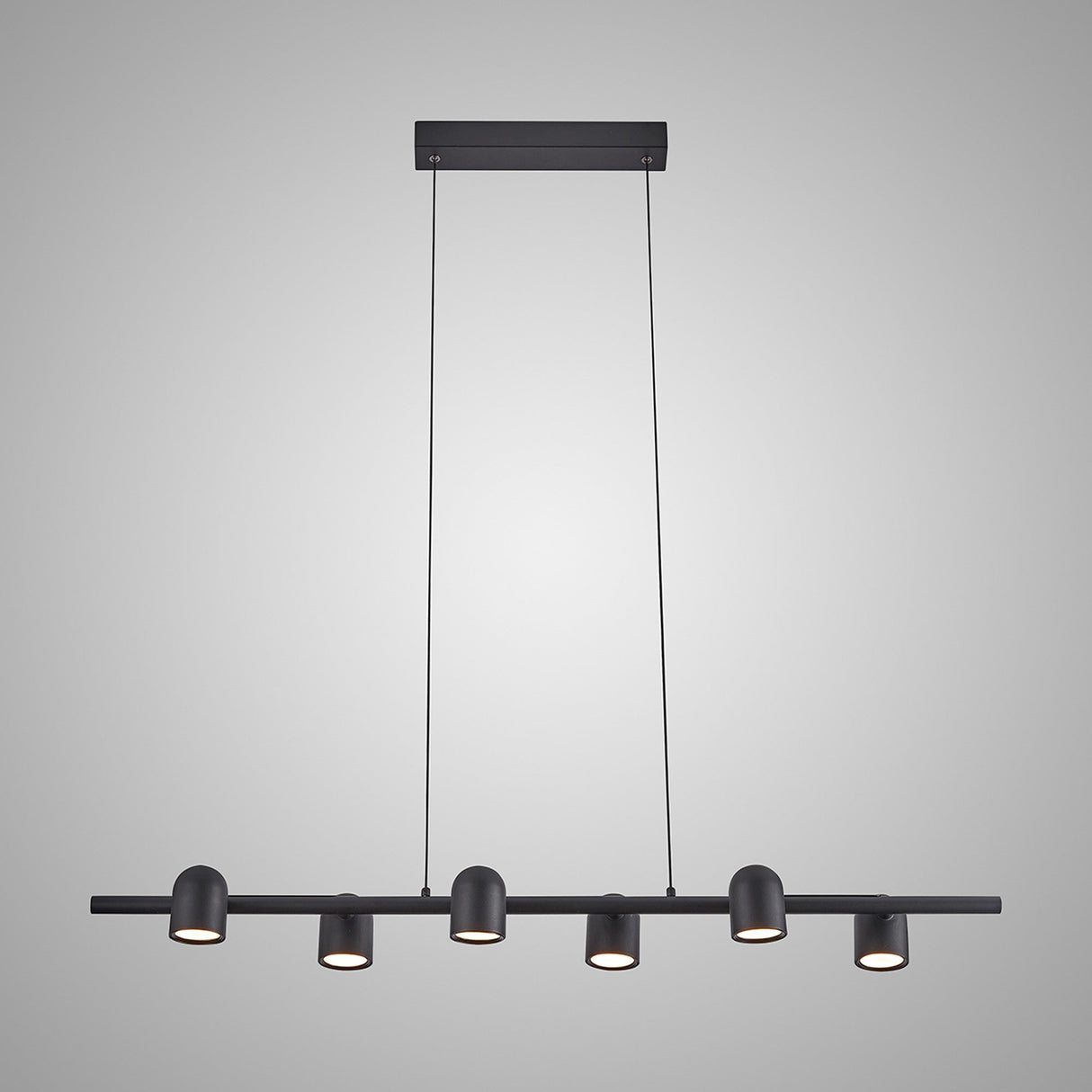 Ios 6 Light Linear Suspension Light - Black