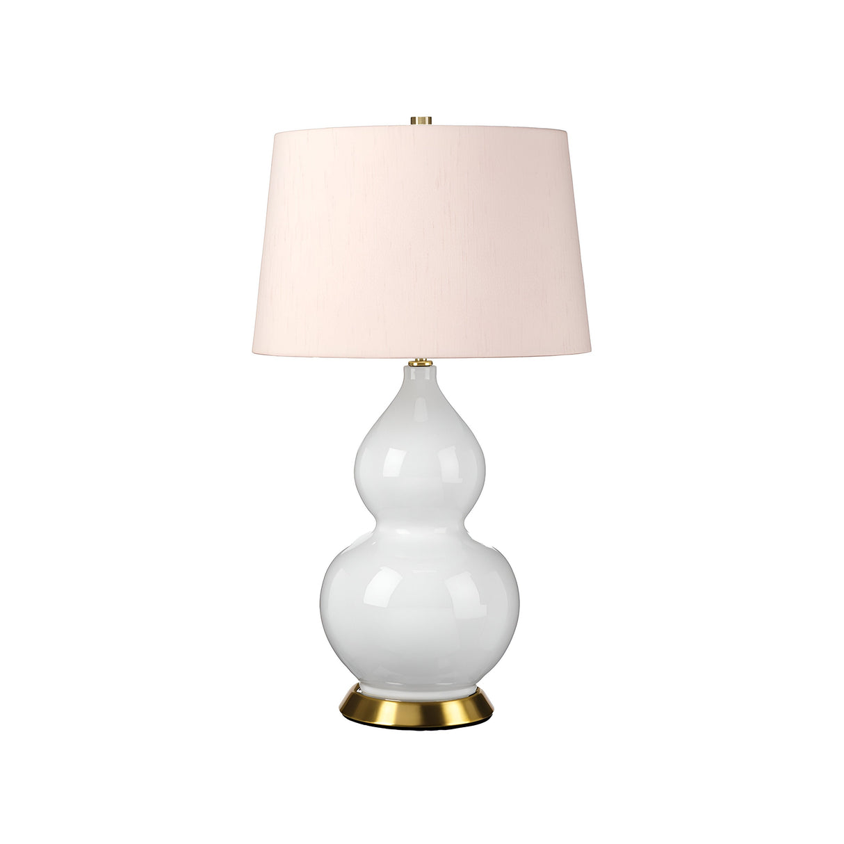 Isla 1 Light Table Light - Aged Brass, White, Pink
