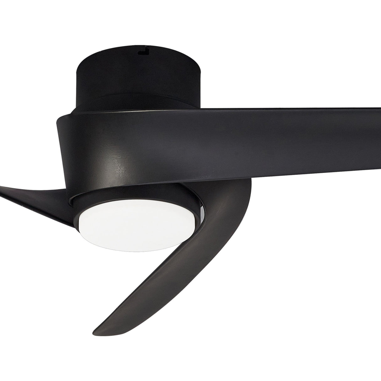 Island CCT Dimmable LED Ceiling Fan Light With Remote & APP Control - Black