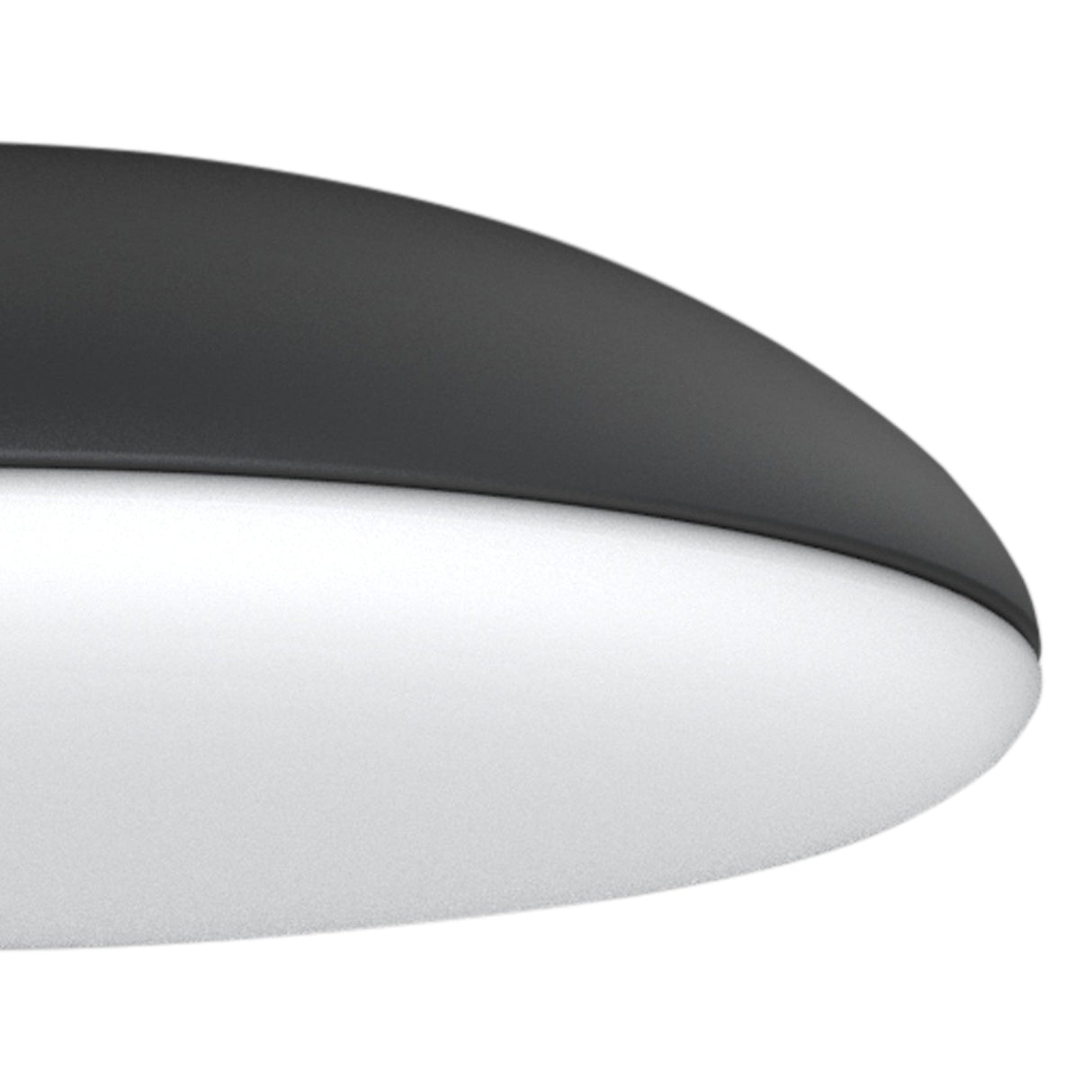 Kazz 4 Light Flush Ceiling Light - Black