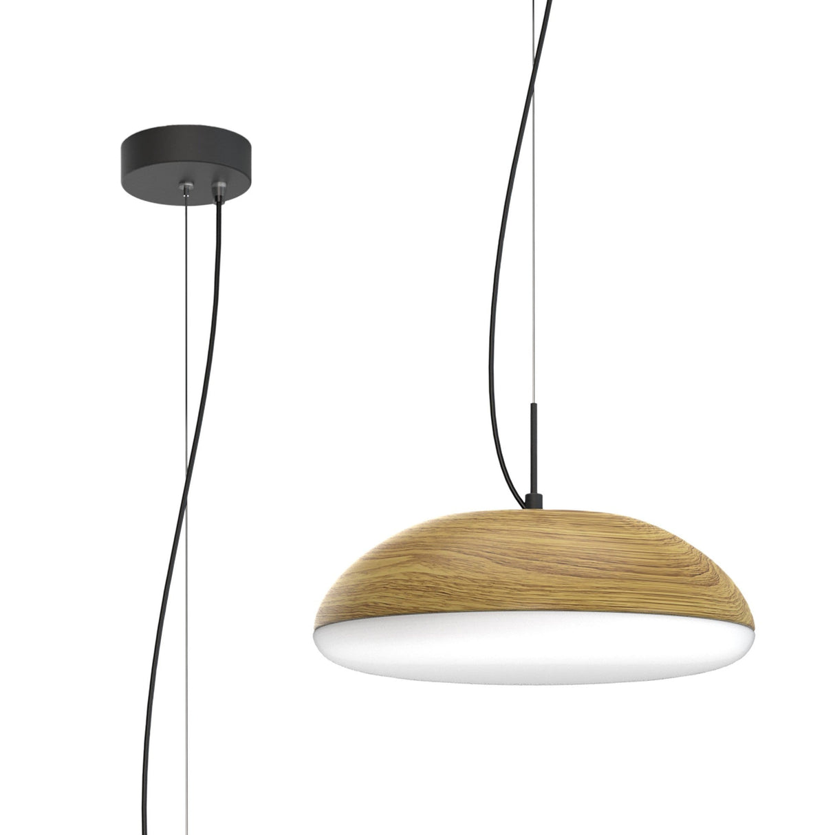 Kazz Small Round 4 Light Pendant Light - Brown