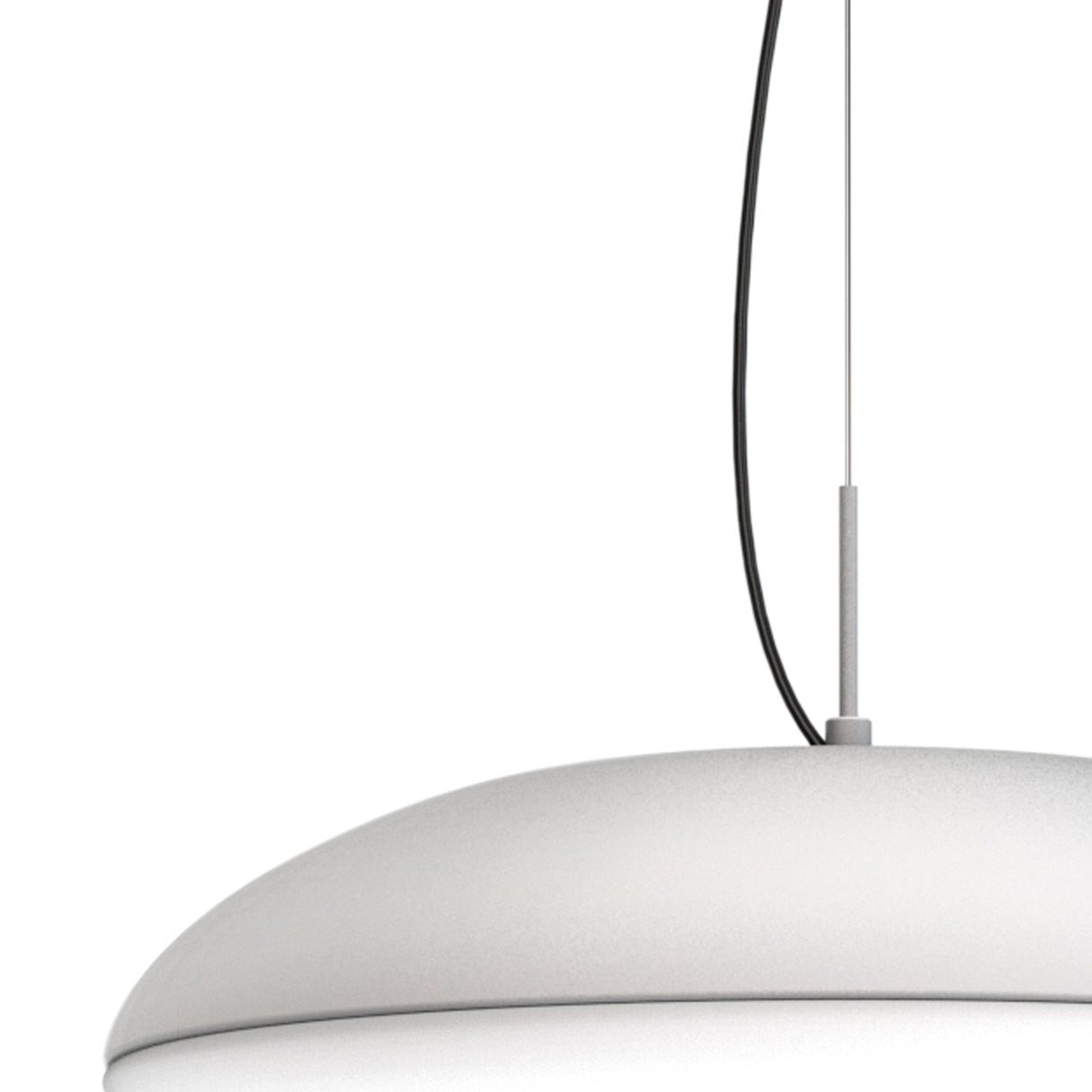Kazz Large Round 6 Light Pendant Light - White