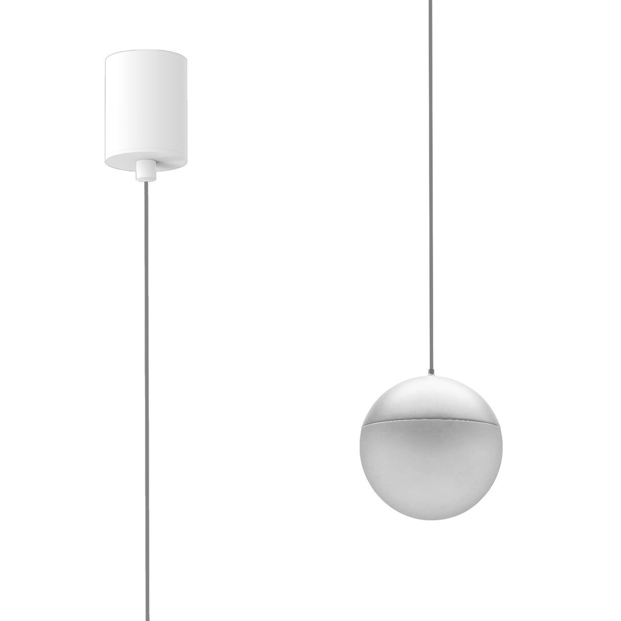 Kilda 9.5cm Surface LED Pendant Light 10W 3000K - White