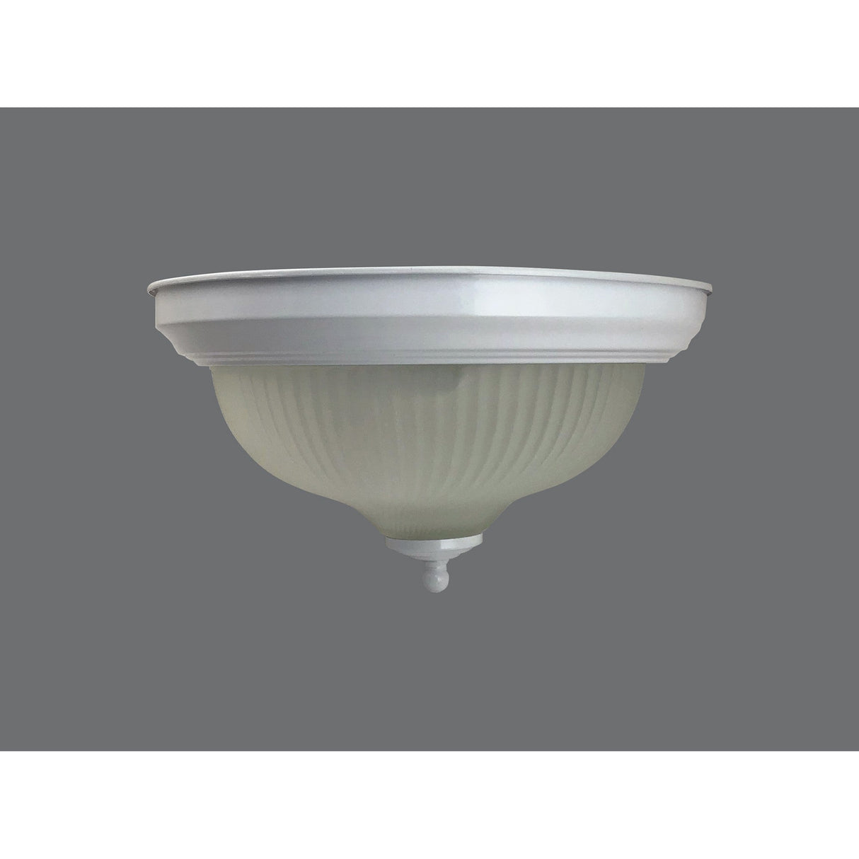 Fia 2 Light Flush Ceiling Light - White