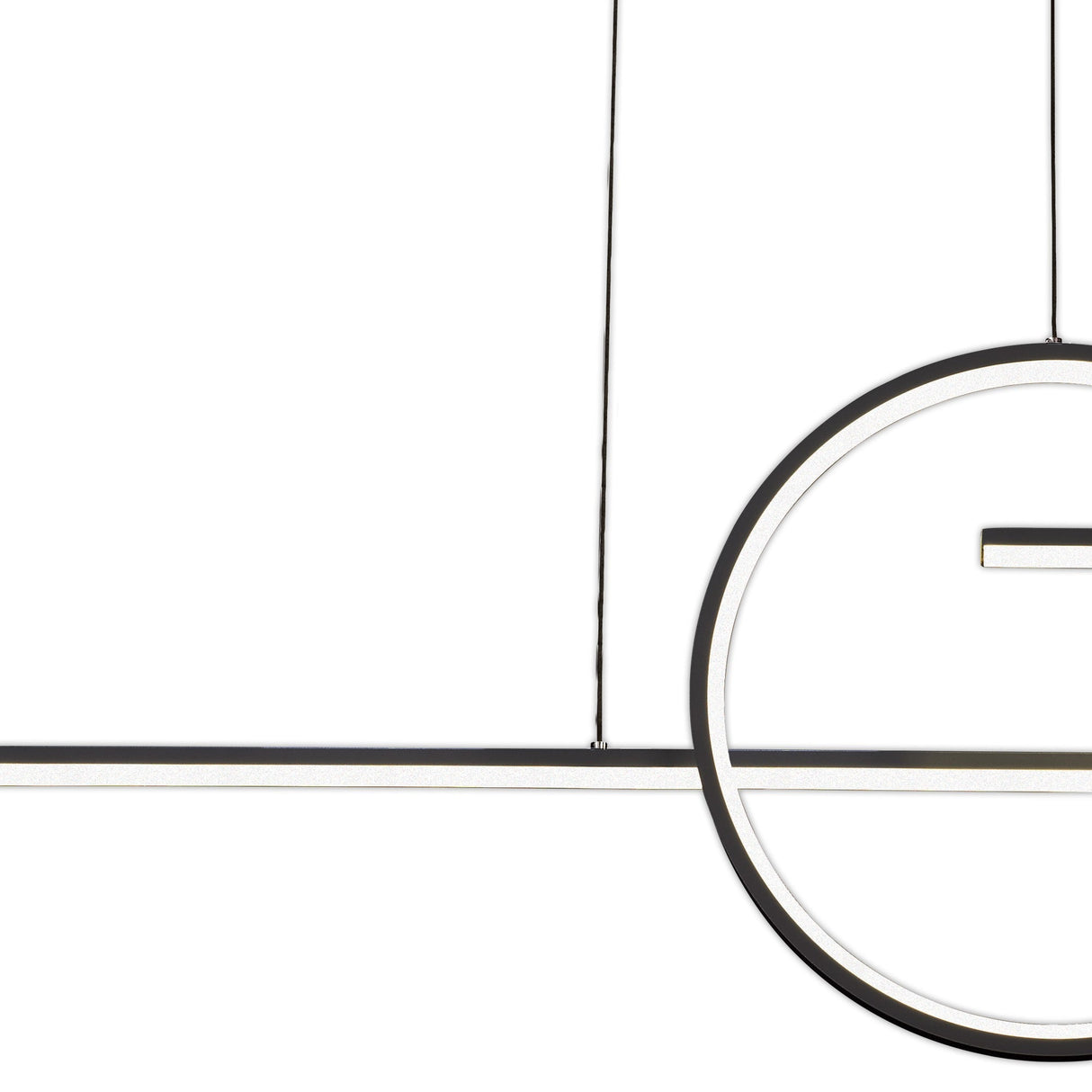 Kitesurf Centre Linear LED Linear Suspension Light - Black