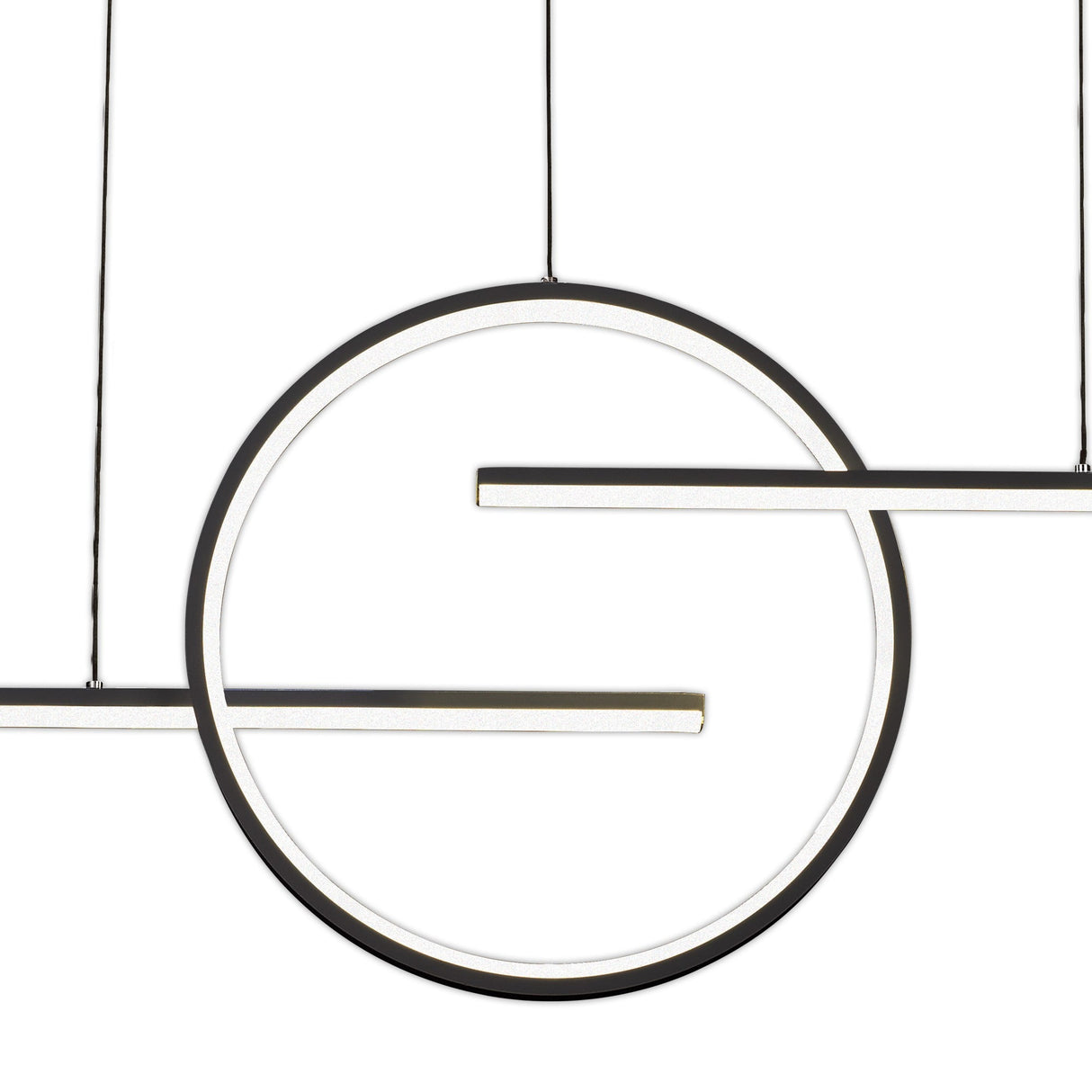 Kitesurf Centre Linear LED Linear Suspension Light - Black