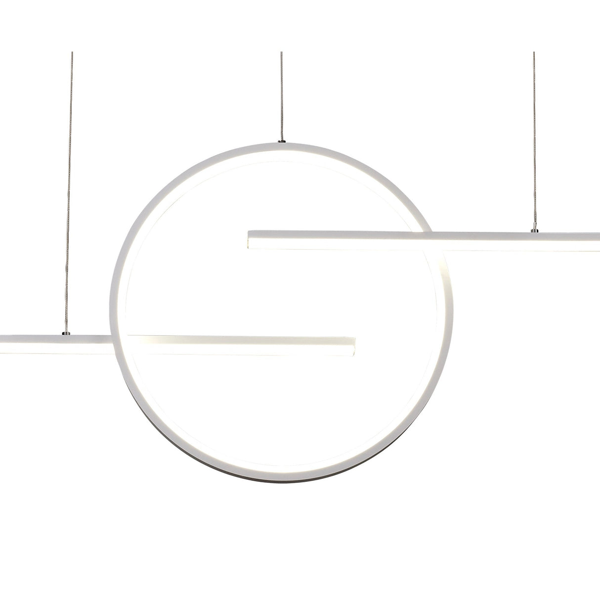Kitesurf Loop LED Linear Suspension Light - White