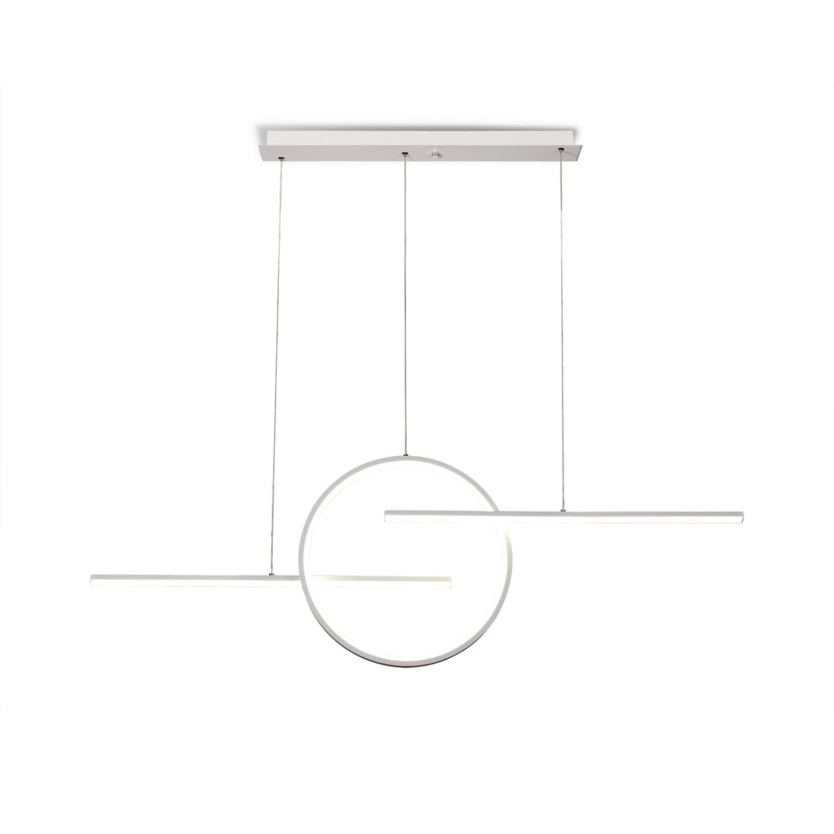 Kitesurf Loop LED Linear Suspension Light - White