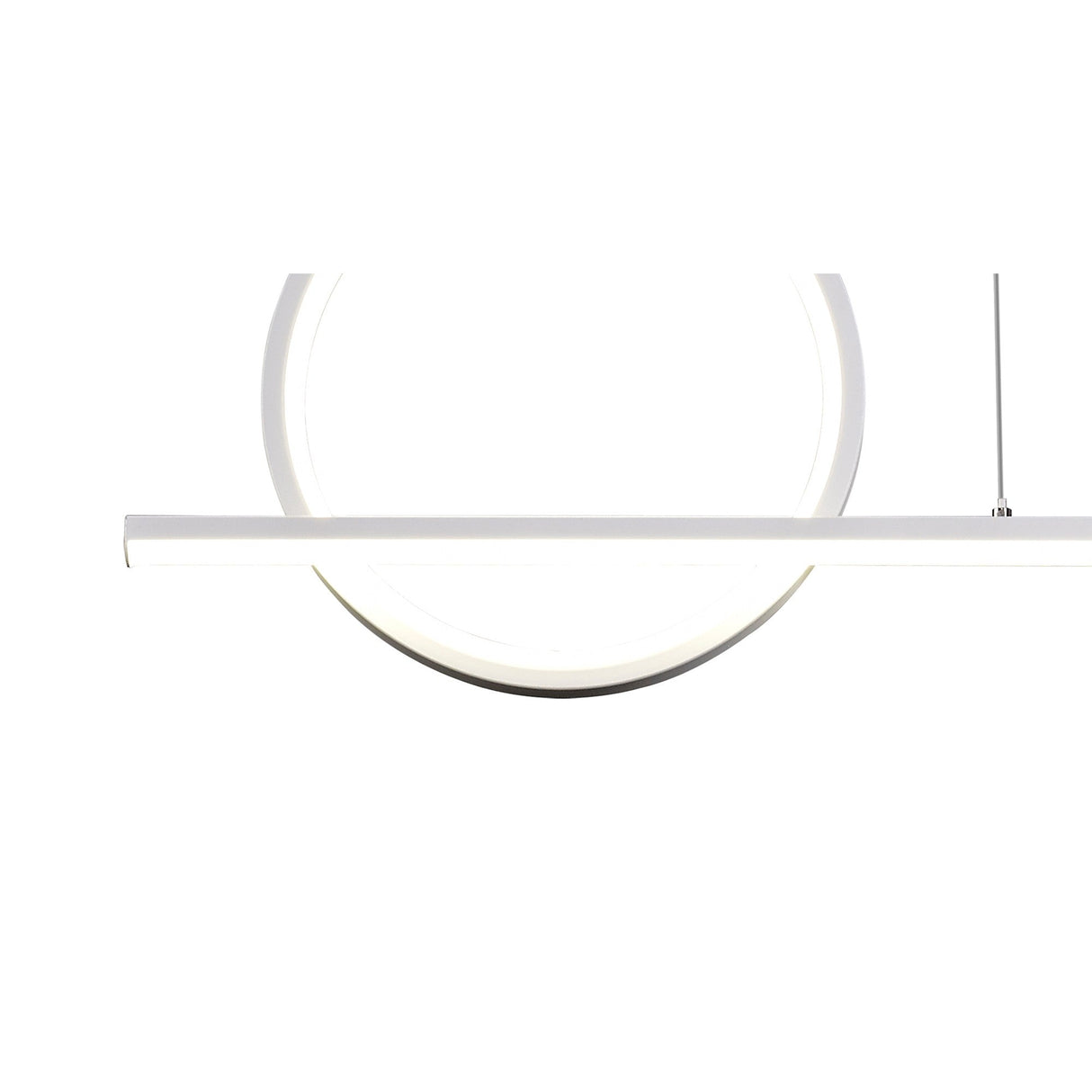 Kitesurf Loop LED Linear Suspension Light - White