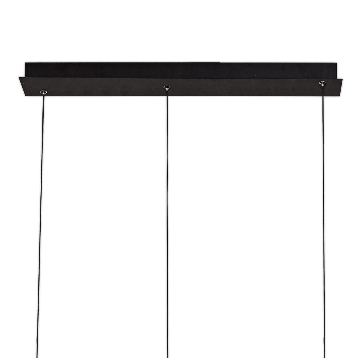 Kitesurf Loop Dimmable LED Linear Suspension Light - Black