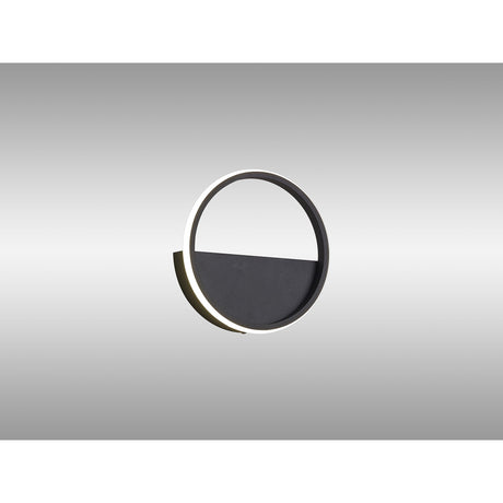Kitesurf 20cm LED Wall Light 8W 3000K - Black