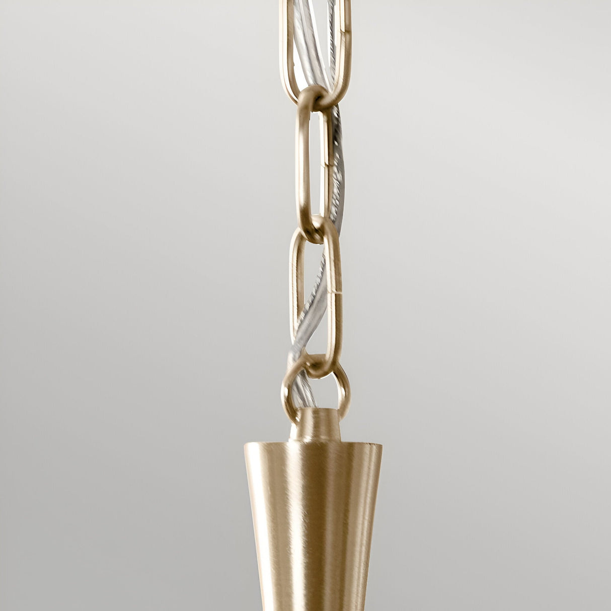 Delarosa 1 Light Pendant - Black/Champagne