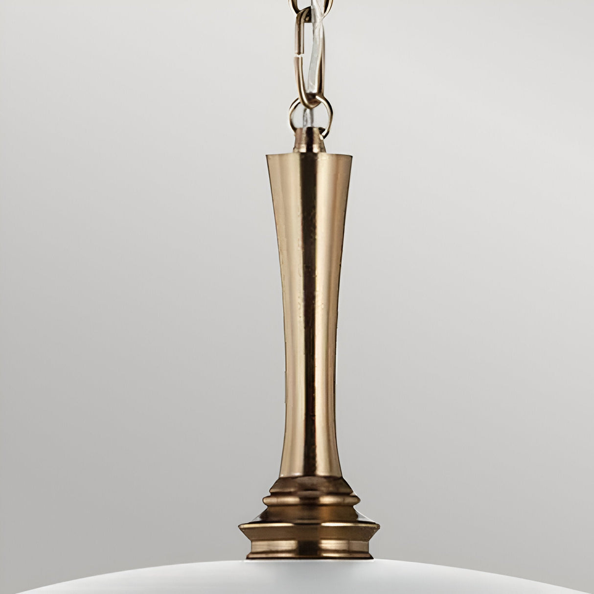 Delarosa 1 Light Pendant - White//Champagne