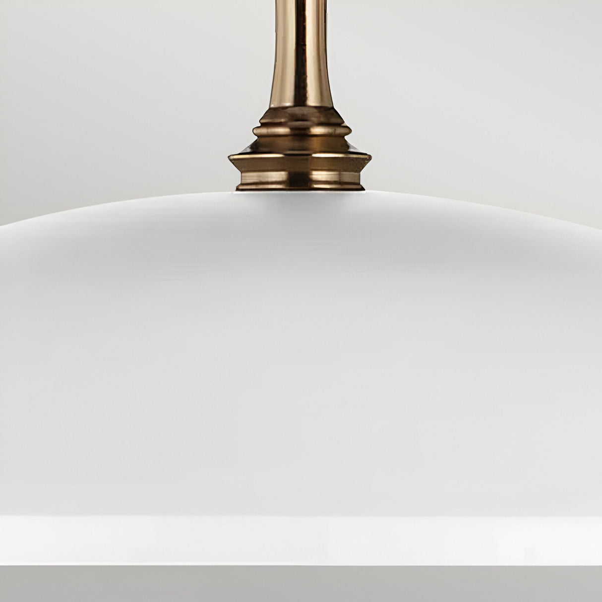 Delarosa 1 Light Pendant - White//Champagne