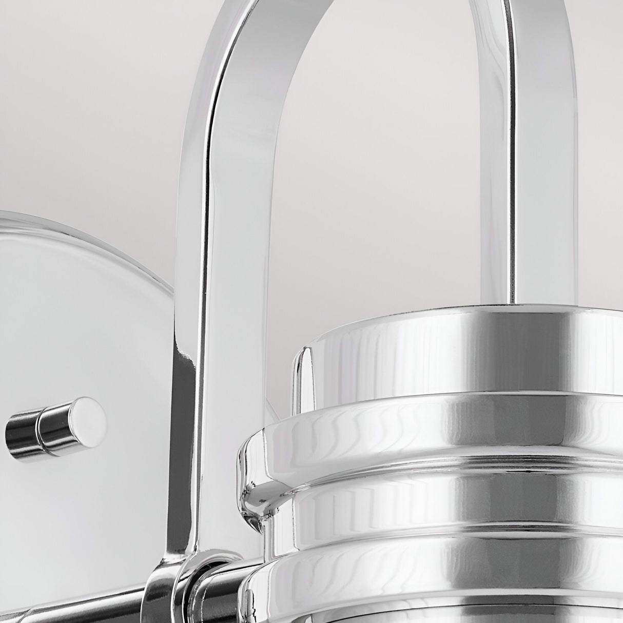 Farum 1 Light Bathroom Opal Glass Wall Light - Polished Chrome