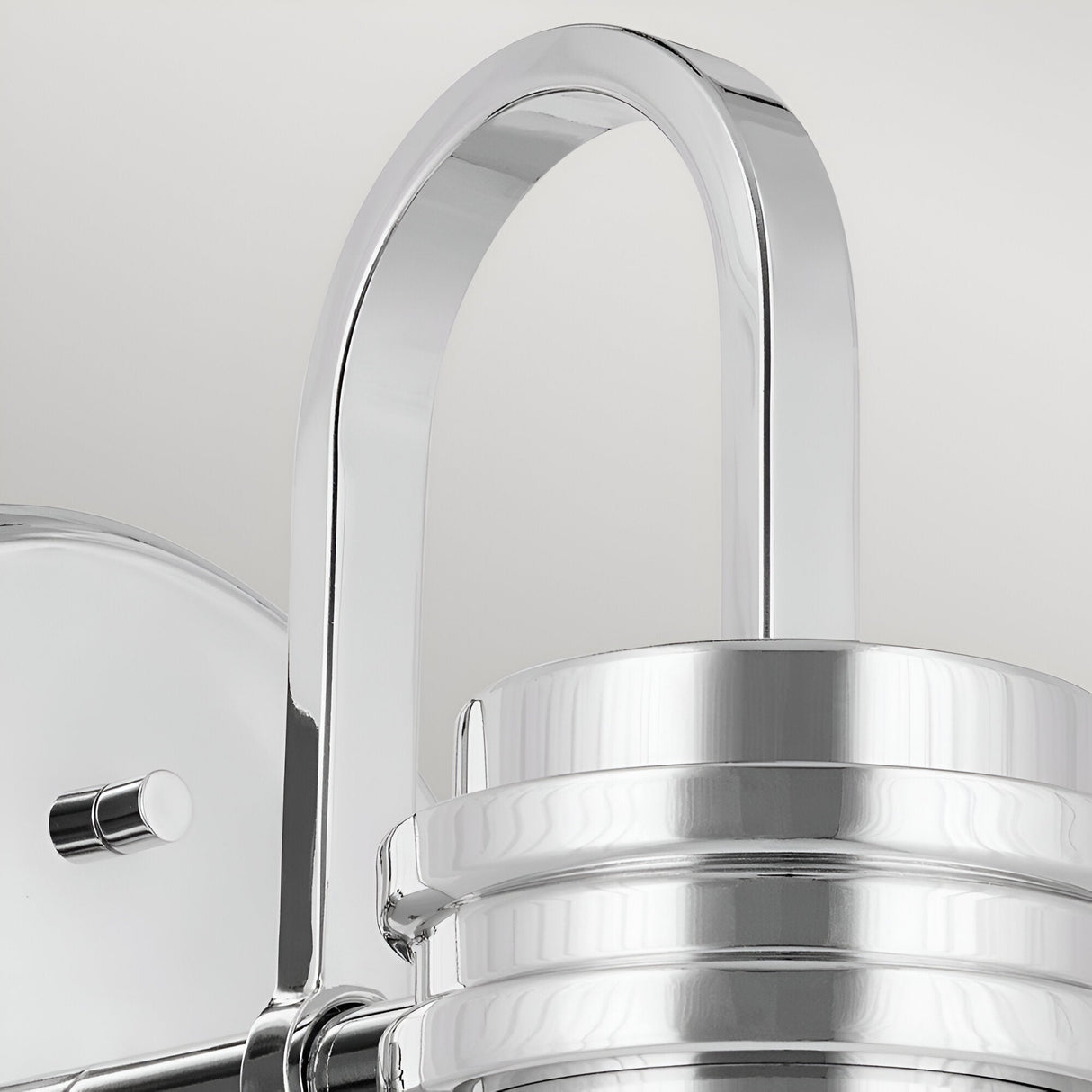 Farum 1 Light Bathroom Opal Glass Wall Light - Polished Chrome