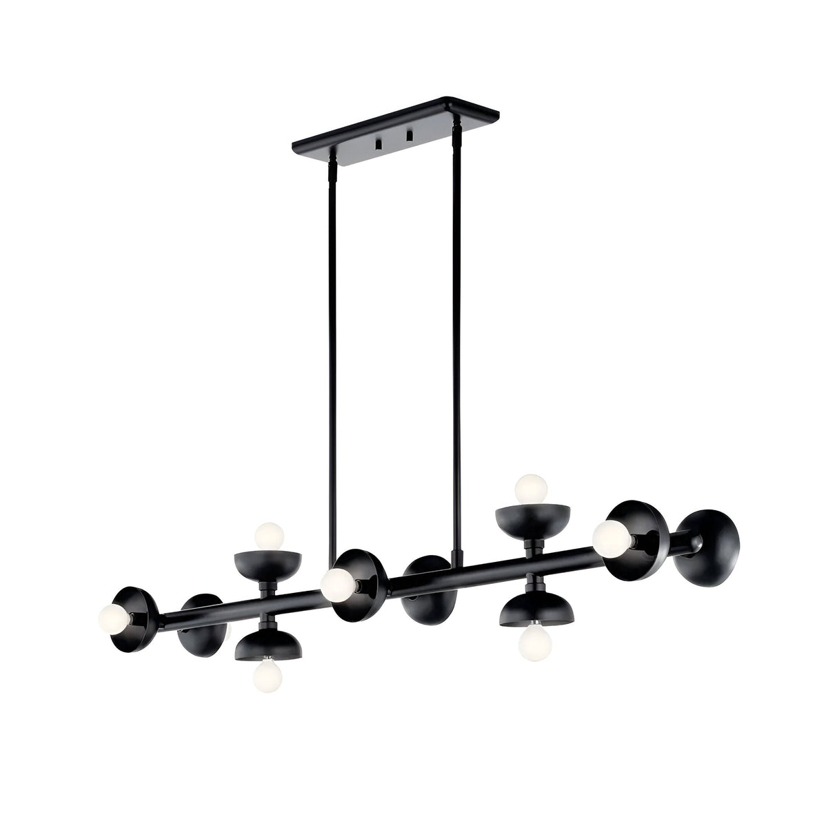 Palta 9 Light Linear Suspension - Satin Black