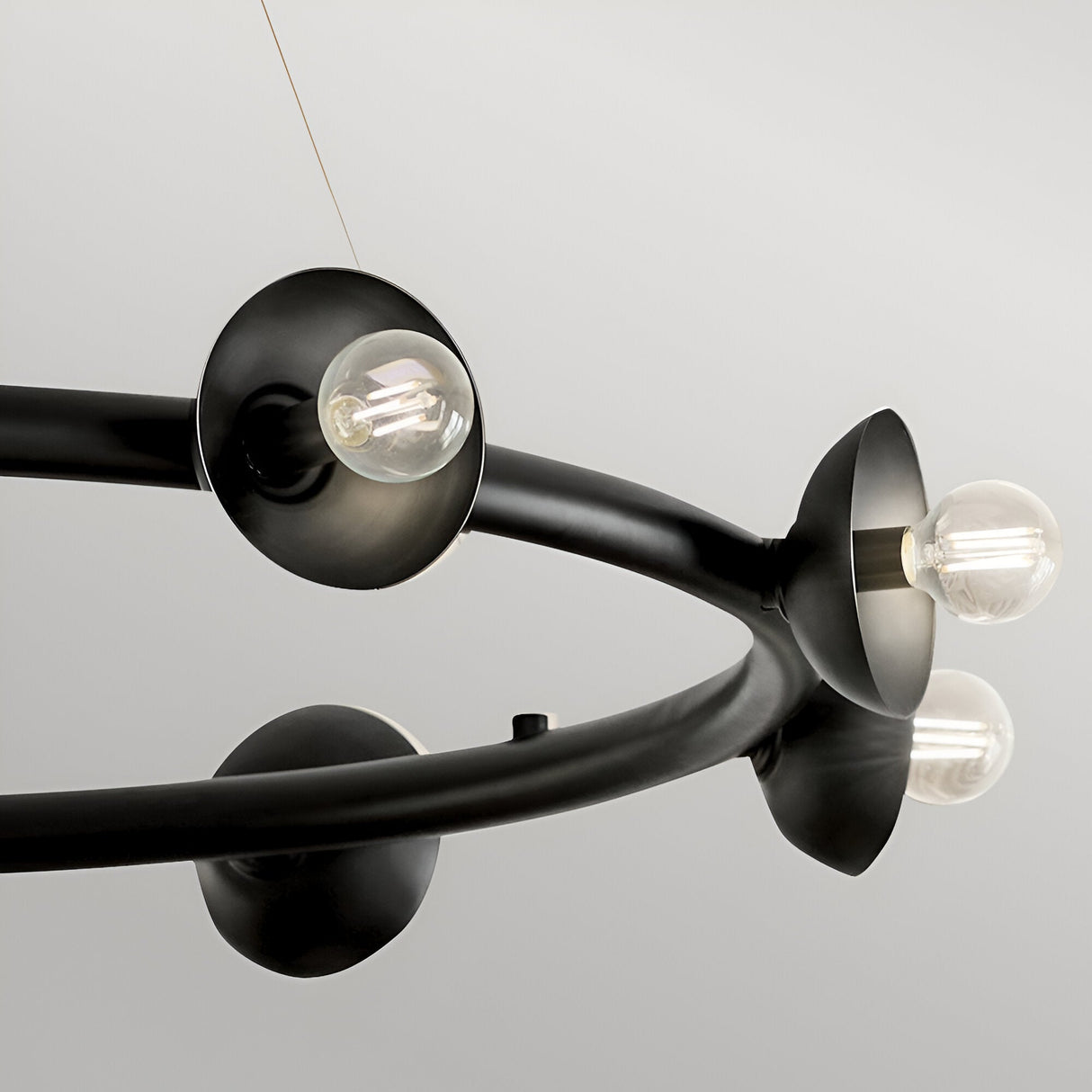 Palta 9 Light Circular Suspension - Champagne