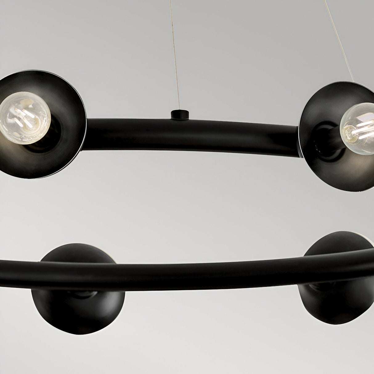 Palta 9 Light Circular Suspension - Champagne