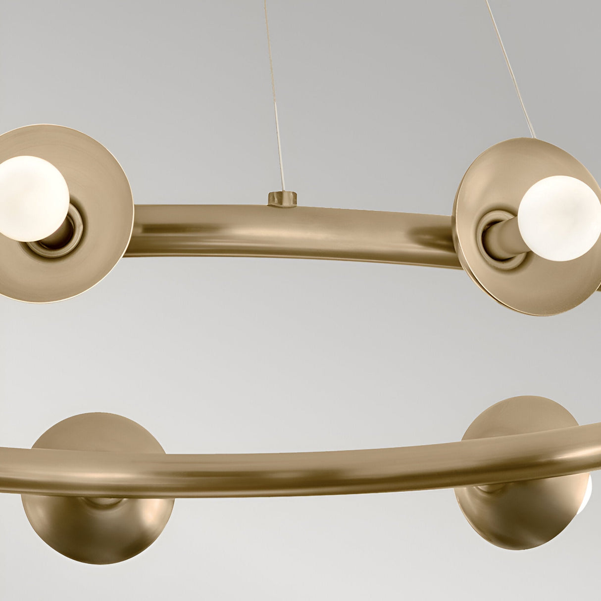 Palta 10 Light Circular Suspension - Satin Black