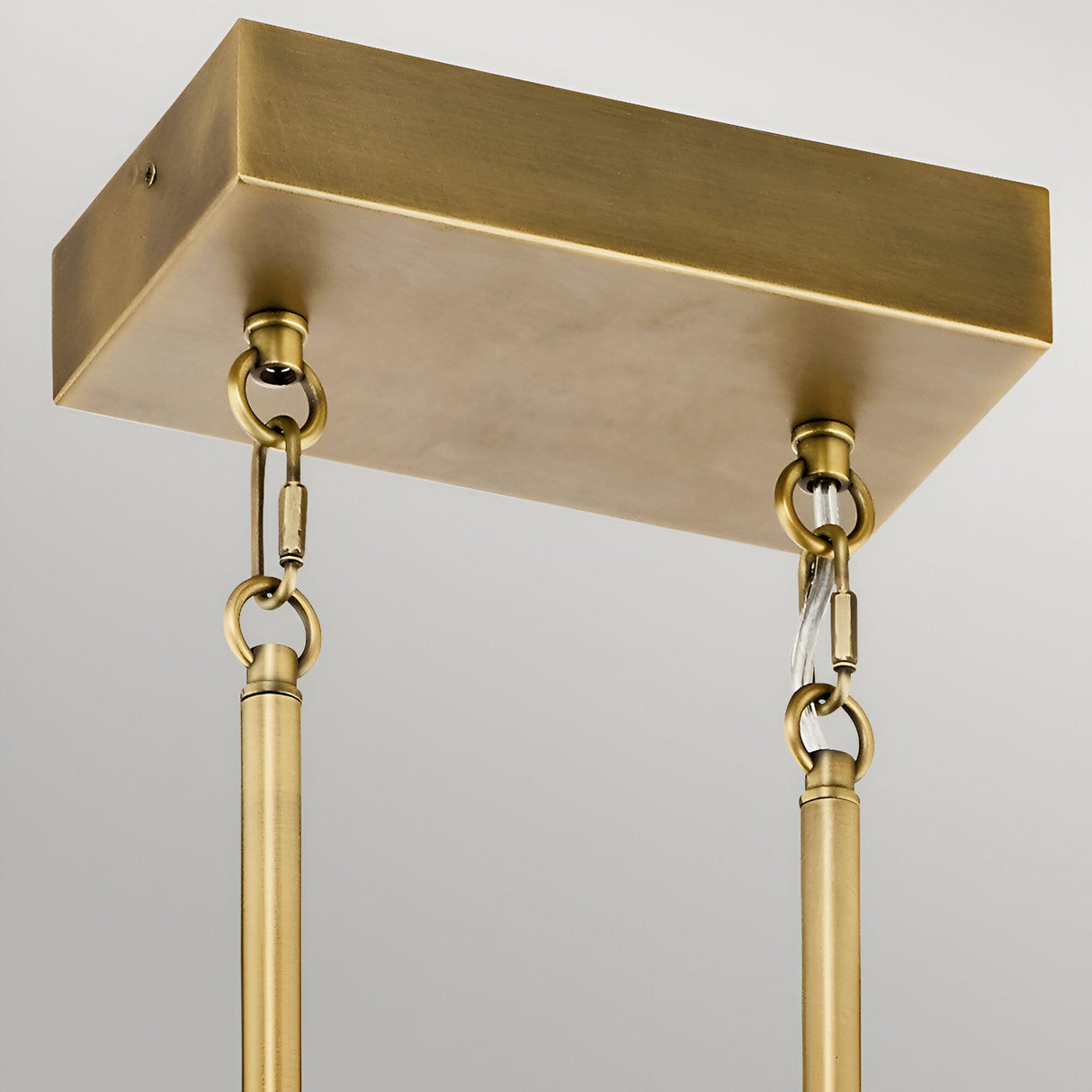 Serene LED Glass Linear Suspension 40W 3000K - Brass