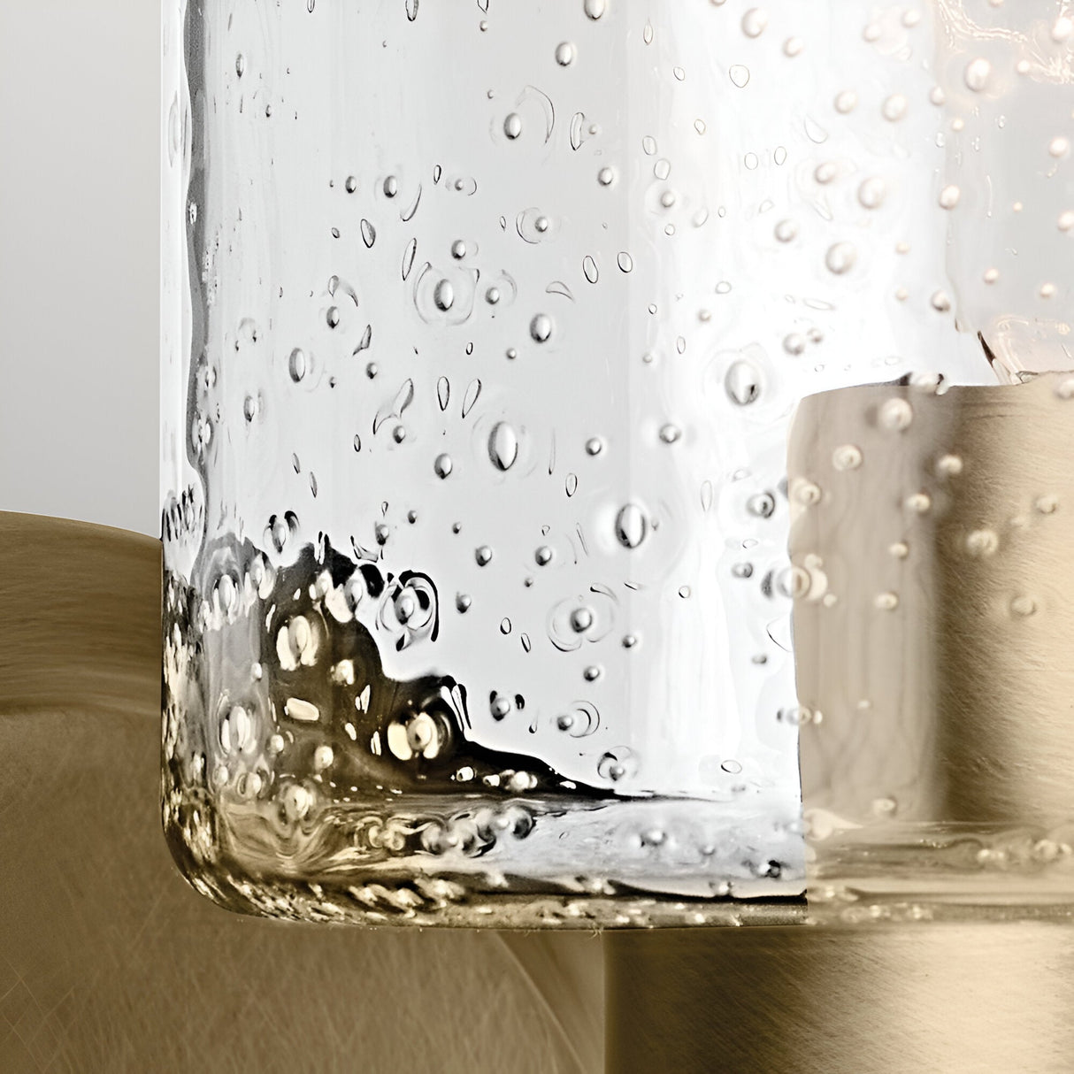 Winslow 1 Light Glass Wall Light - Brass