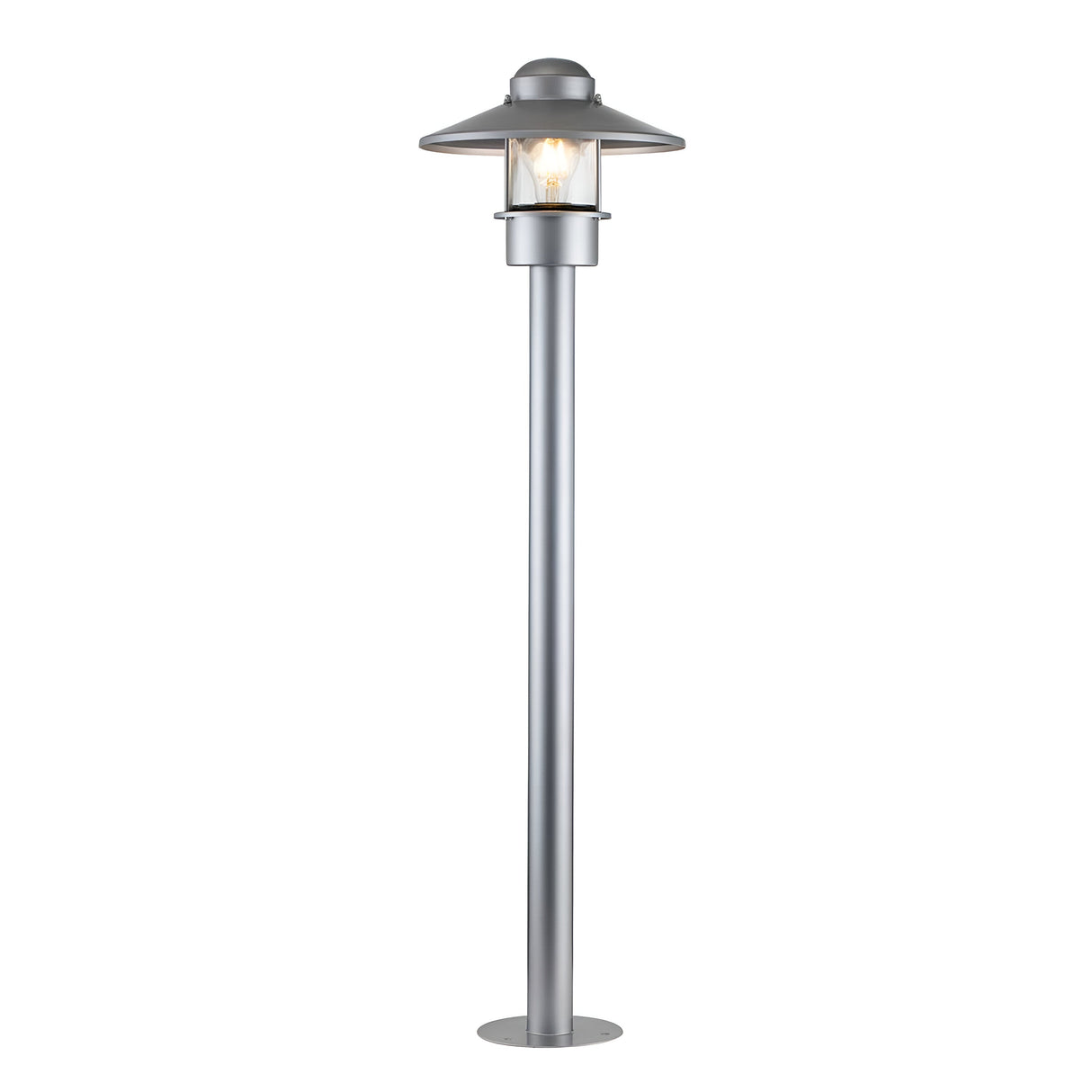 Klampenborg 1 Light Bollard - Silver