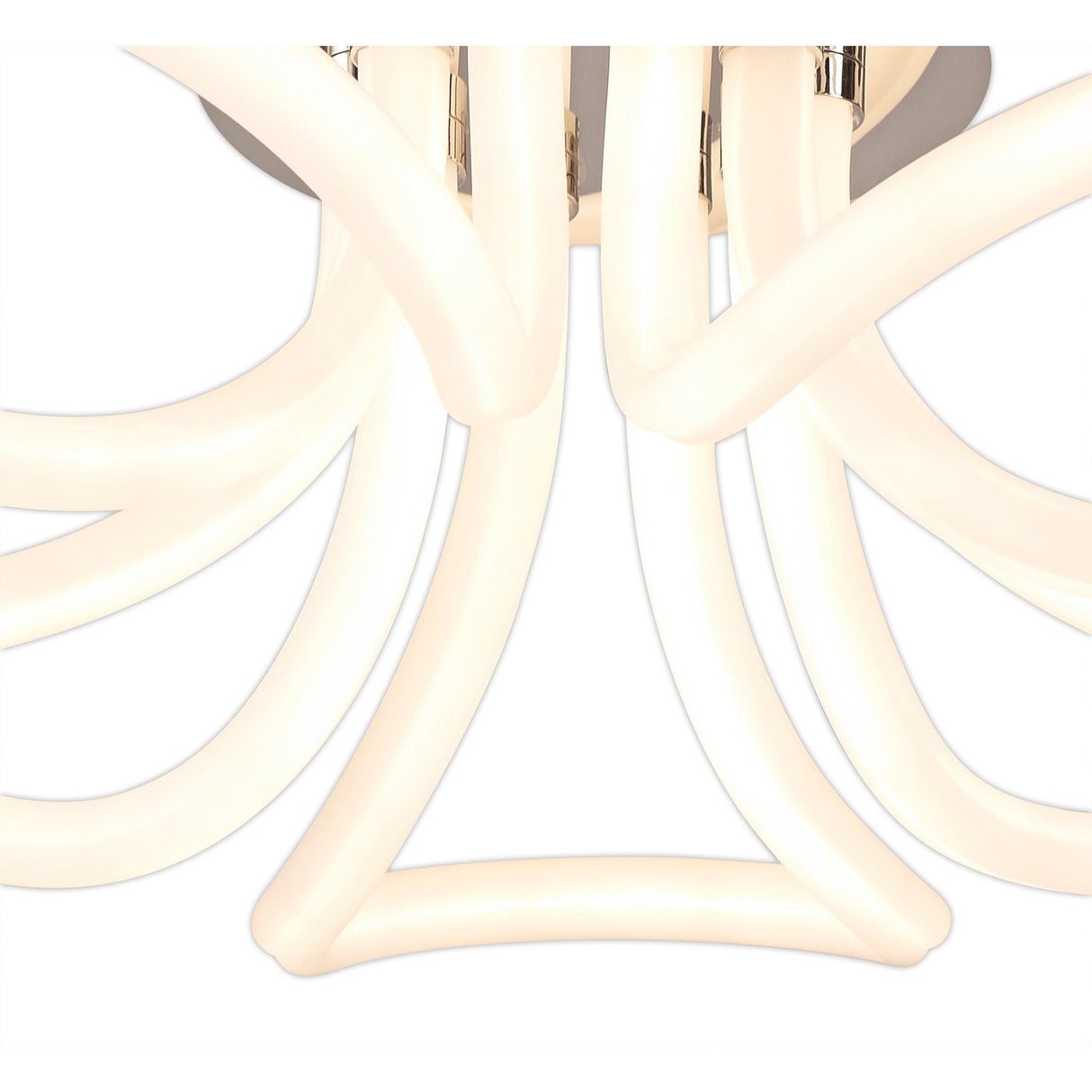 Knot II LED Semi-Flush Ceiling Light 3000K 60W - Chrome