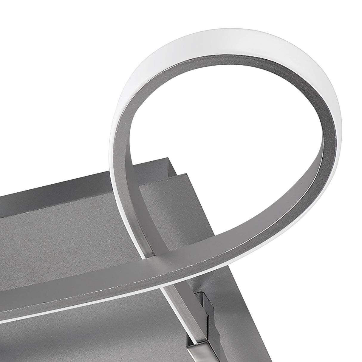 Knot LED Semi-Flush Ceiling Light 3000K 40W - Silver