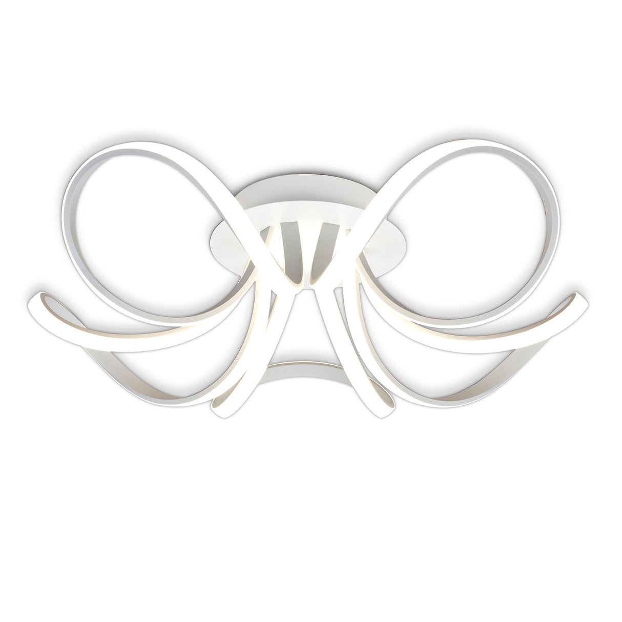 Knot Dimmable LED Semi-Flush Ceiling Light 2800K 60W - White