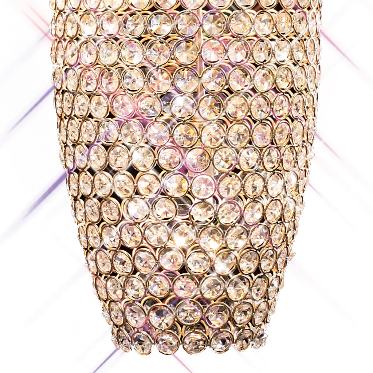 Kos 20cm 4 Light Crystal Pendant Light - French Gold