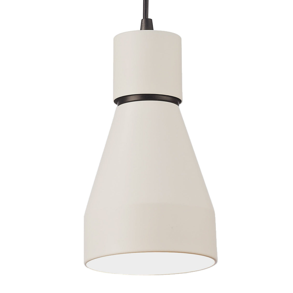 Kos 11cm Small Round 1 Light Pendant Light - Matt White