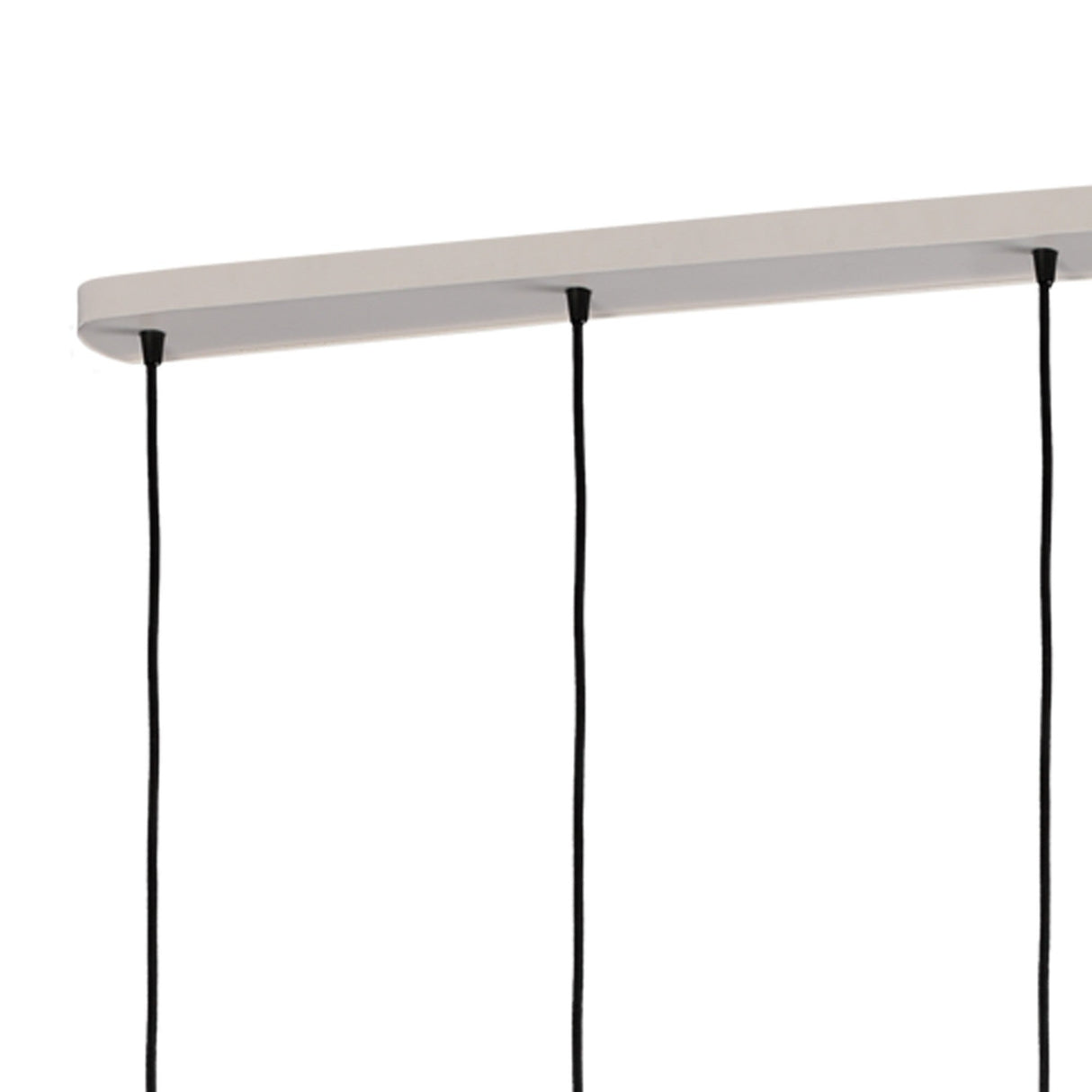 Kos 4 Light Bar Pendant Light - White & Black