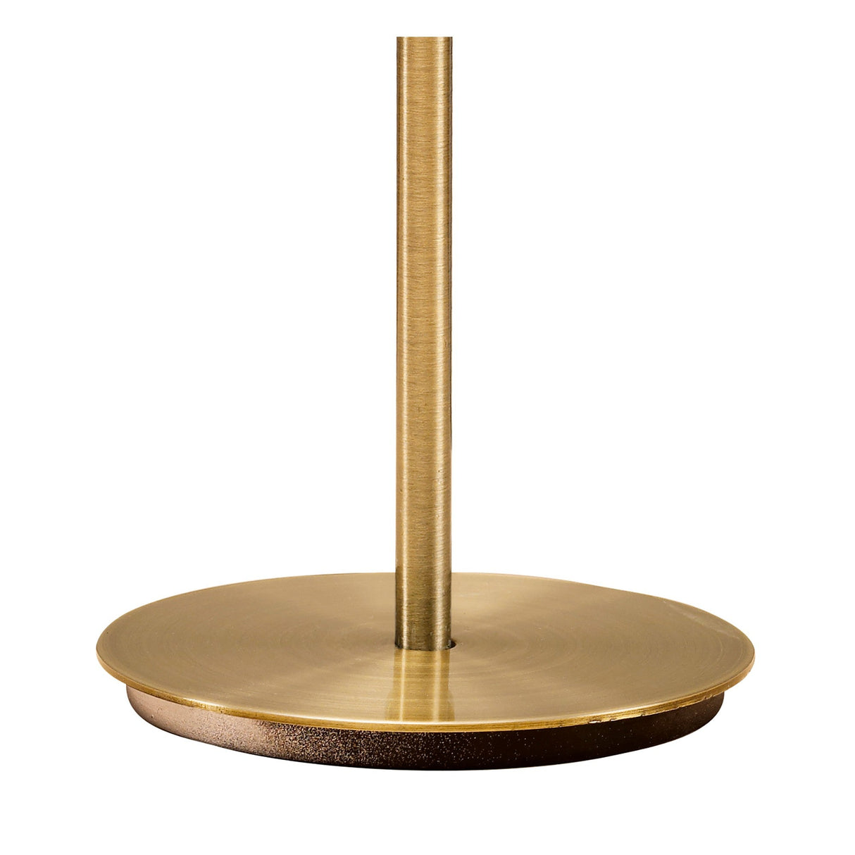 Kromo Straight Frame 1 Light Table Lamp - Antique Brass