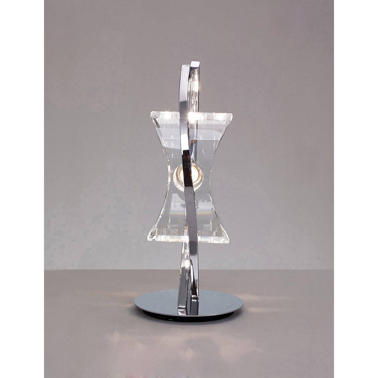 Kromo Looped Frame 1 Light Table Lamp - Polished Chrome
