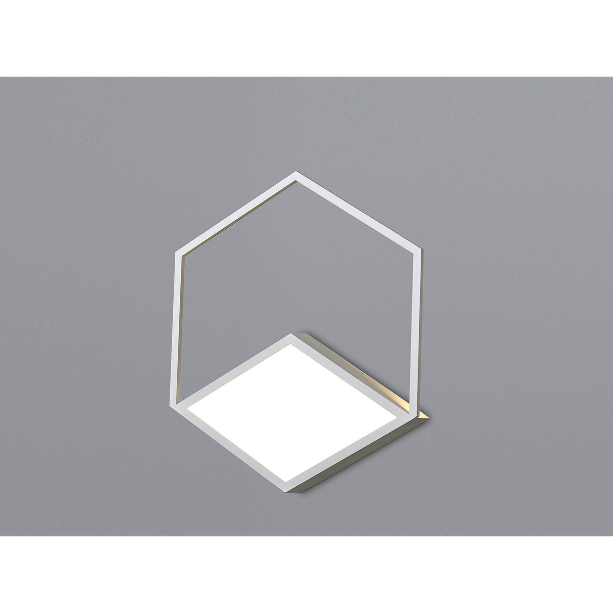 Kubick LED Wall/Flush Ceiling Light 32W 3000K - White