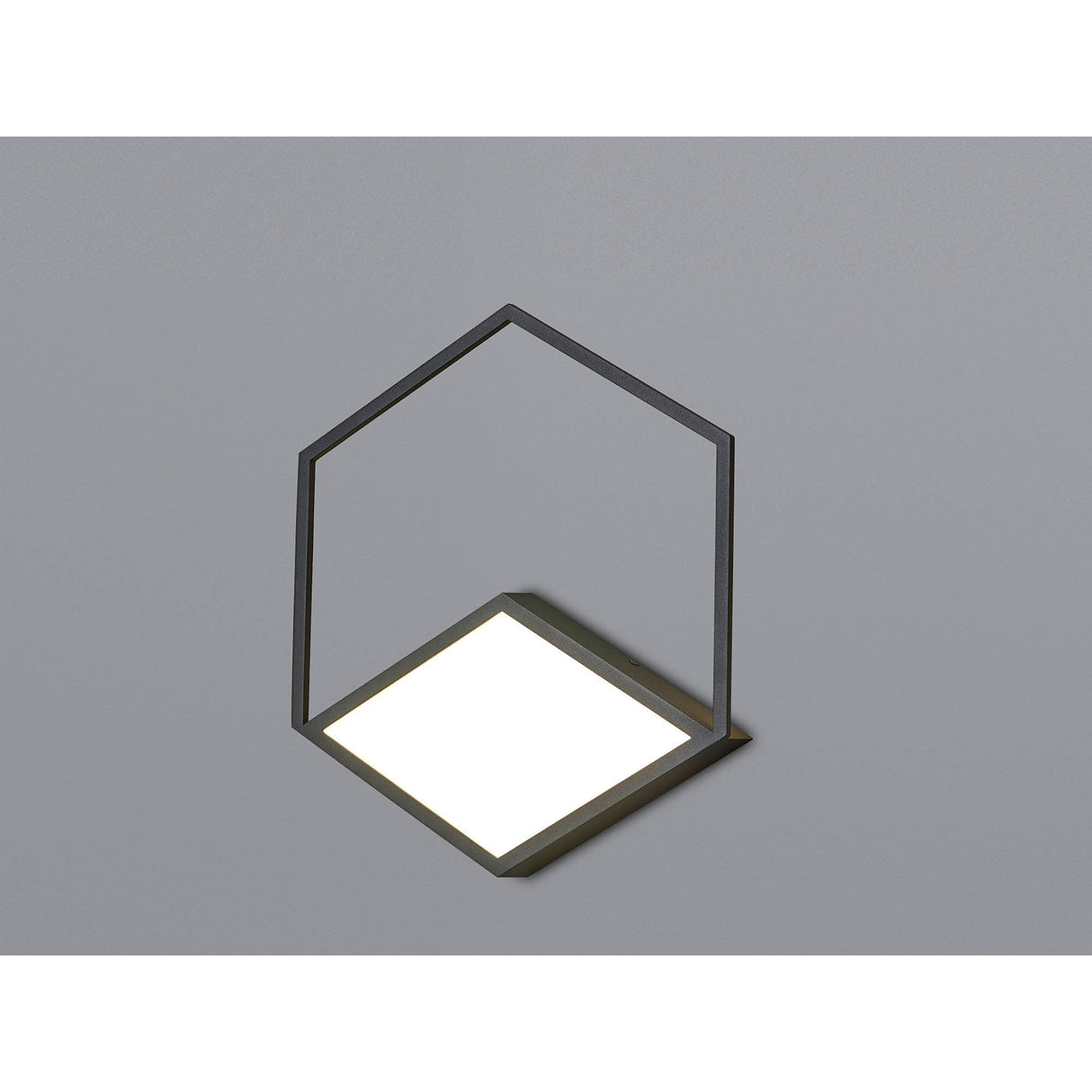 Kubick Dimmable LED Wall/Flush Ceiling Light 32W 3000K - Black