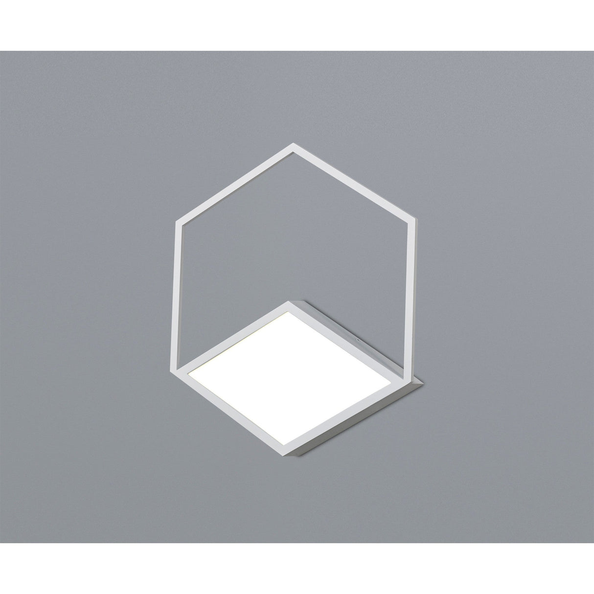 Kubick Dimmable LED Wall/Flush Ceiling Light 48W 3000K - White