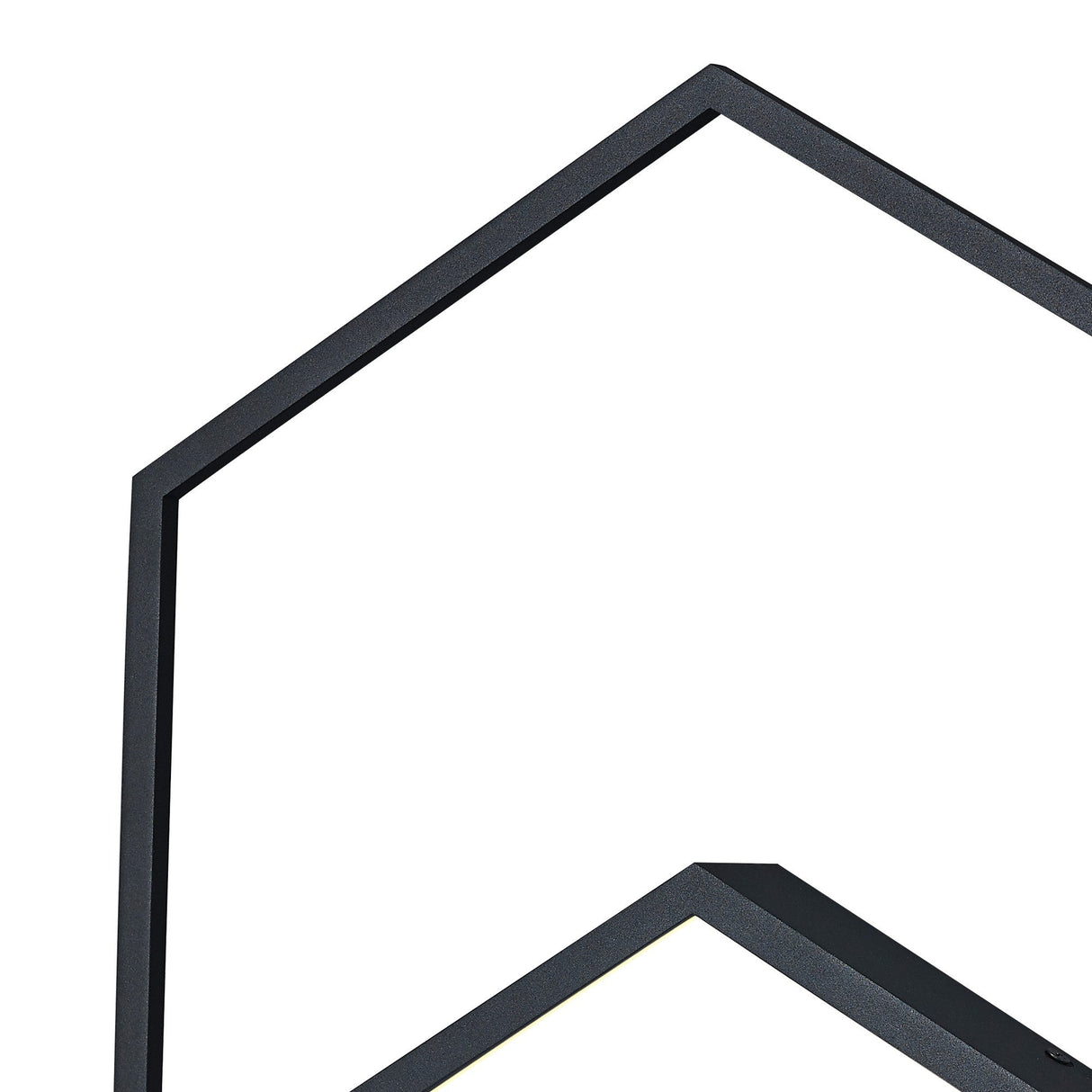 Kubick LED Wall/Flush Ceiling Light 48W 3000K - Black