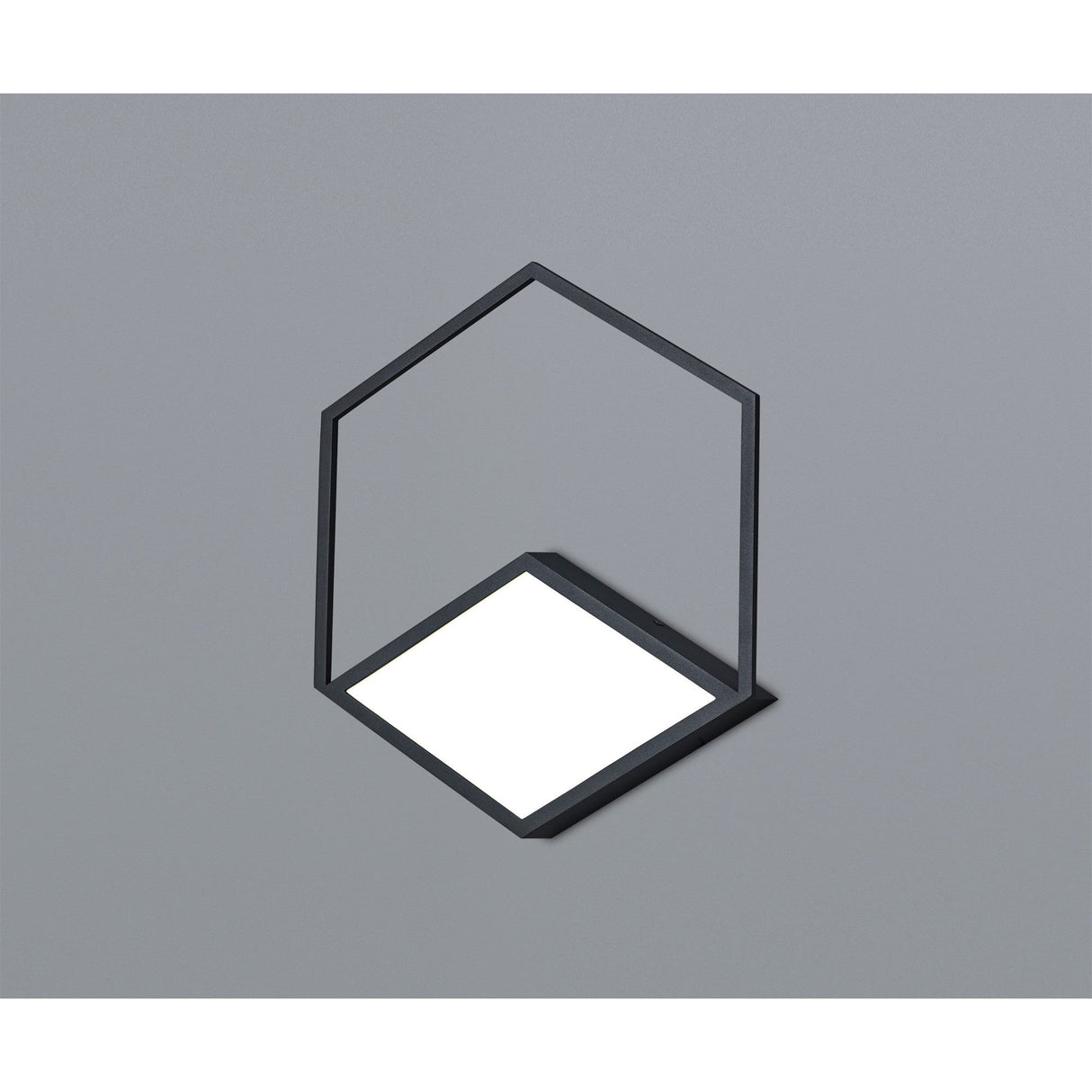 Kubick Dimmable LED Wall/Flush Ceiling Light 48W 3000K - Black