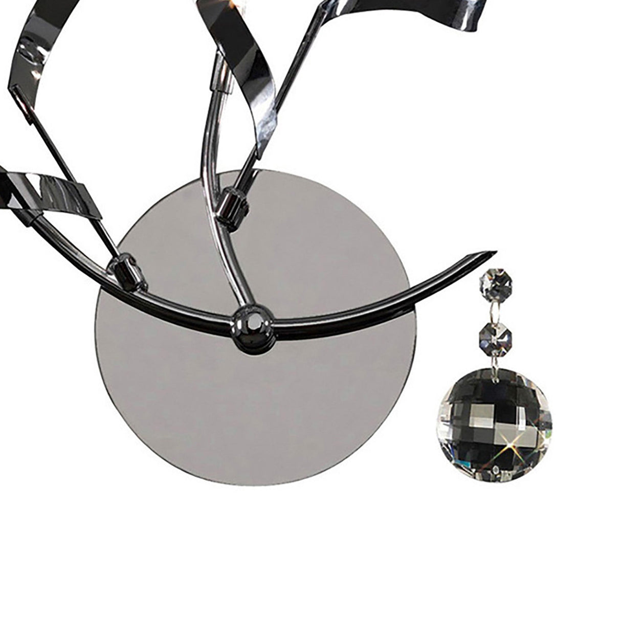 Kurlz 2 Light Crystal Wall Light - Polished Chrome